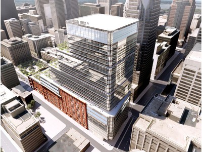 25-storey office tower planned atop Bay store in downtown Montreal