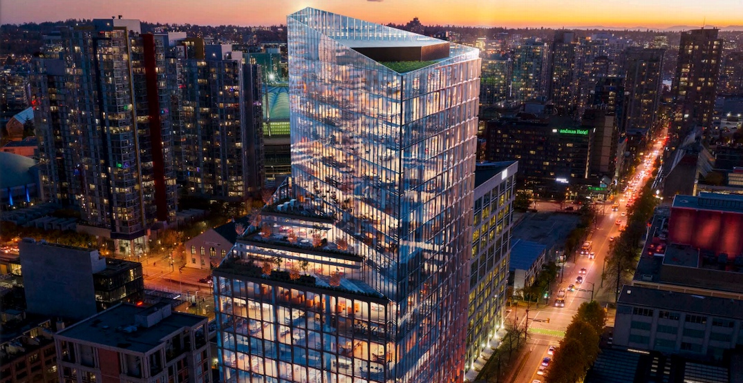 22-storey office tower proposed near Victory Square in downtown Vancouver